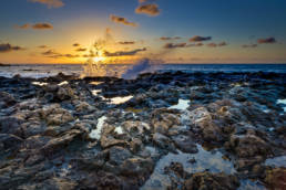 Photo of sunrise in Oahu by Marcel Lecours.