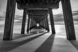 Photo of a pier by Marcel Lecours.